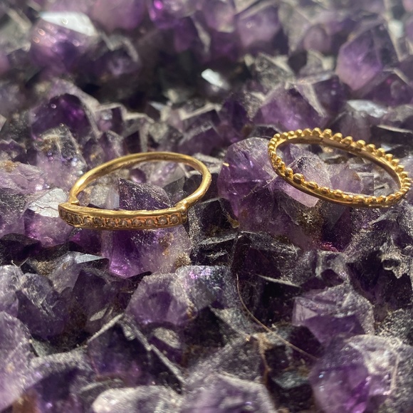 Boho Gold Stacker Ring - Picture 2 of 7